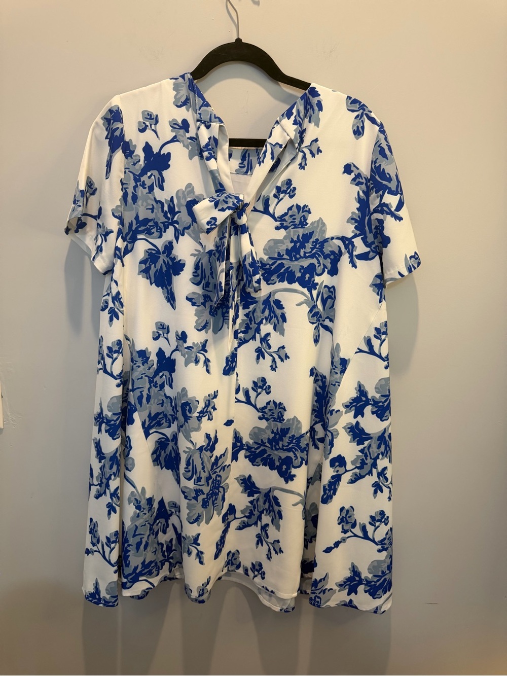 Mestiza NY Cecily Blue Floral Mini Dress - Shift Style - Picture 12 of 12